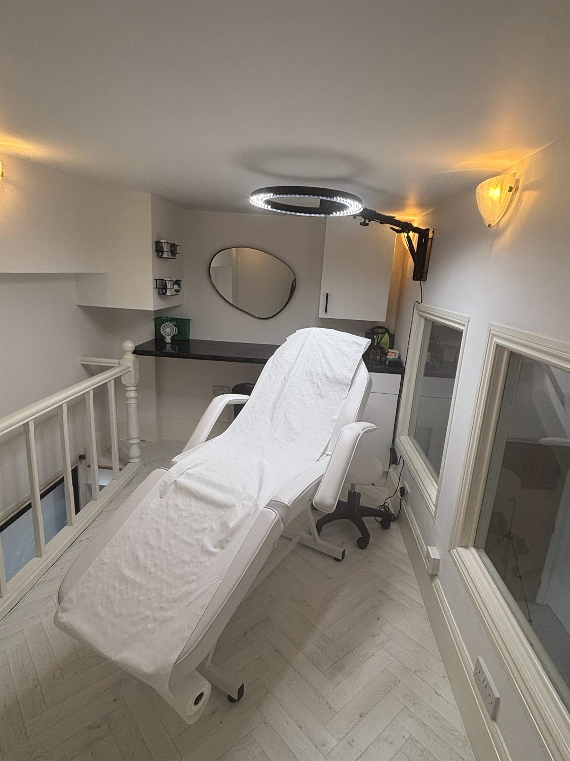 The treatment room at The House of Seyd'amour, Chessington
