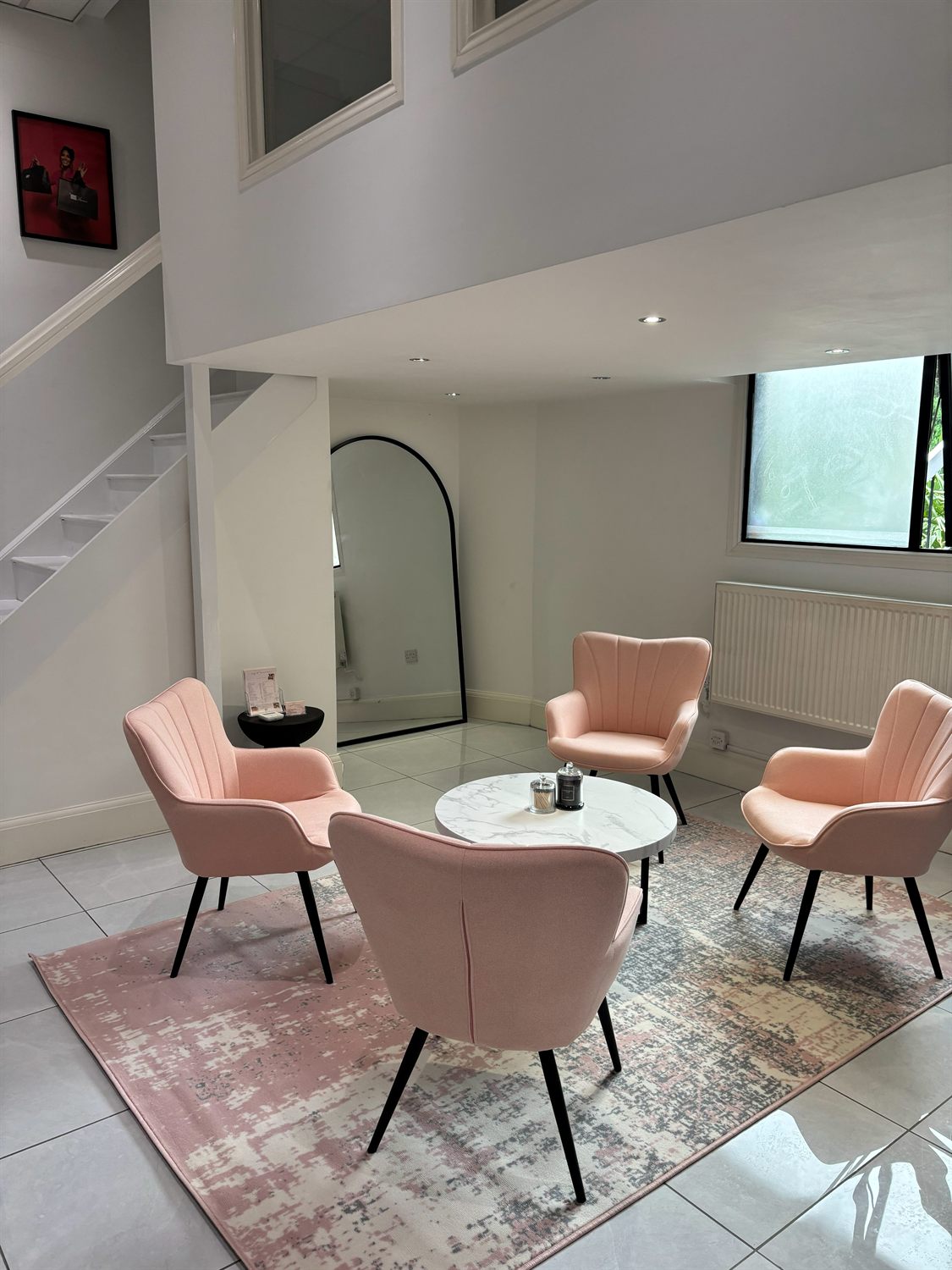 The waiting room at The House of Seyd'amour, Chessington